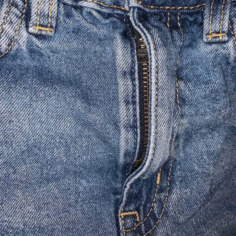 Divided H&M Blue & White Laced Jean shorts size 4 - Picture 6 of 10